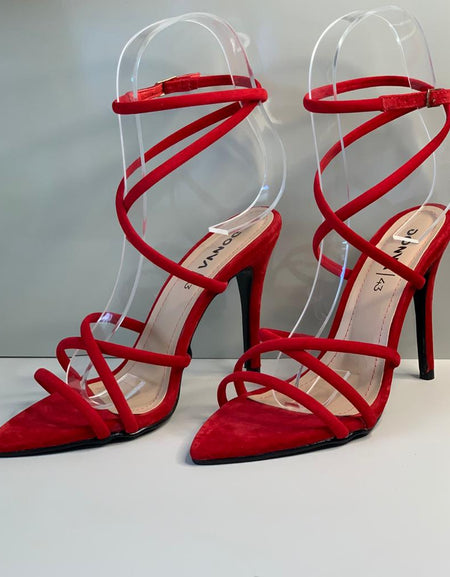 Sandália Bico Folha Nobuck